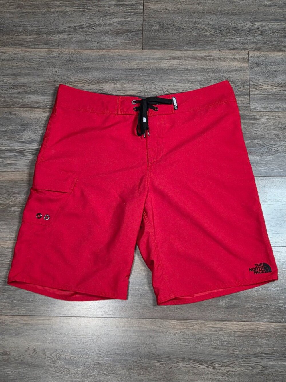 The North Face Board Shorts Men's Size 38 Red Swim Trunks